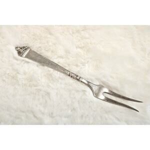 Silver Lemon Olive Fork 5" Odel by Nils Hansen Norway 830 Fine Silver Cold Cuts